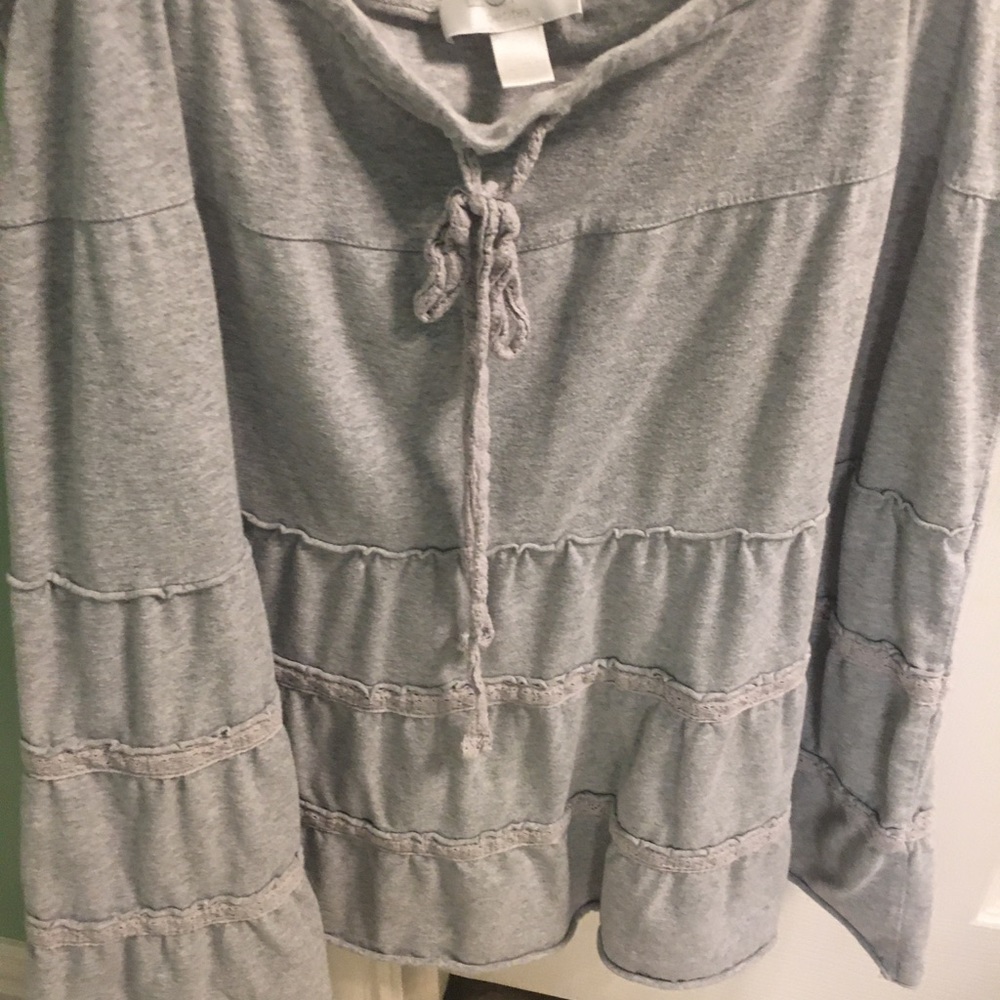 Light grey skirt from Ann Taylor Loft Petite